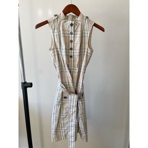Vintage Burberry Brit Sleeveless Dress 🤍🤎